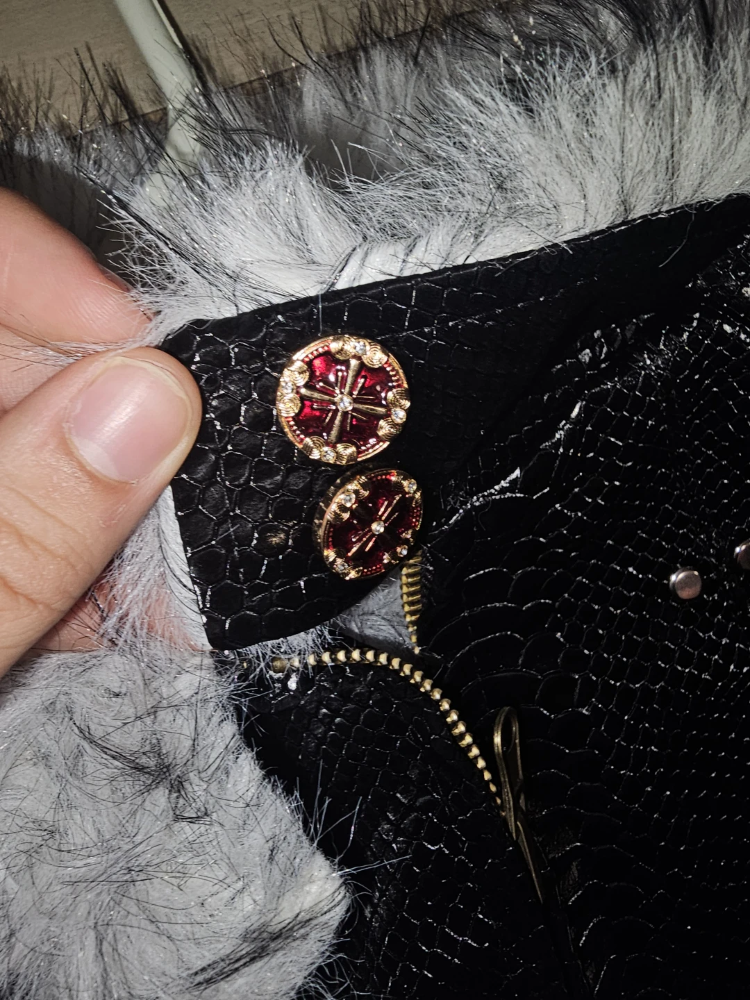 Japanese vintage snakeskin leather jacket - photo 2
