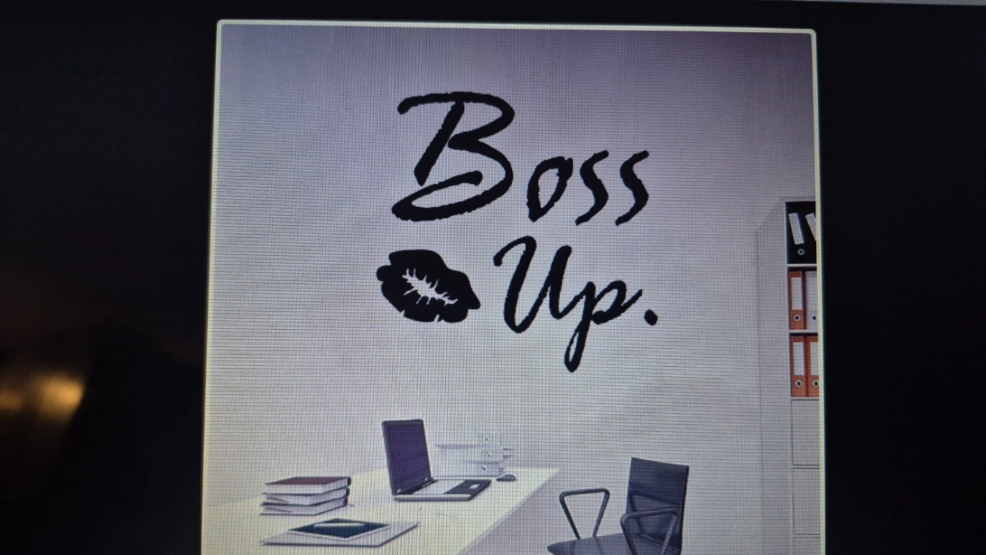 Boss Up Wall Decal