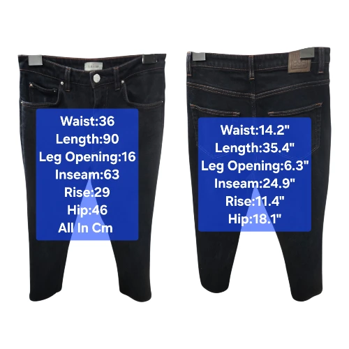 Toteme High-Rise Tailored Cropped Jeans in Dark Indigo Size 26 - photo 2