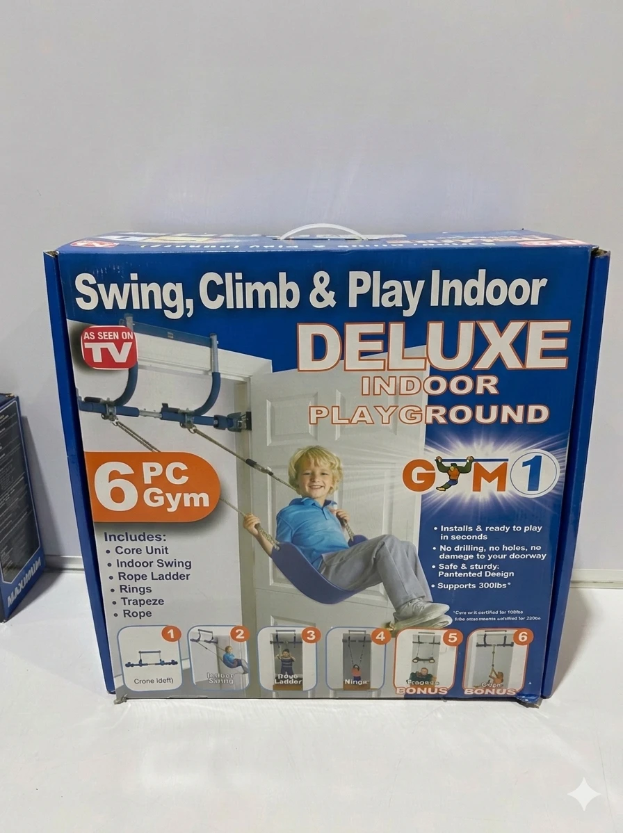 GYM1 Deluxe Indoor Playground 6 PC Set