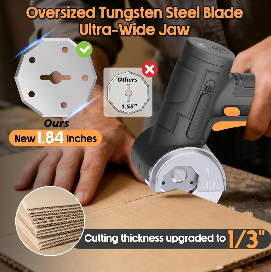 Cordless Electric Scissors Cutter - 4V, 320 RPM, LED Light - photo 4
