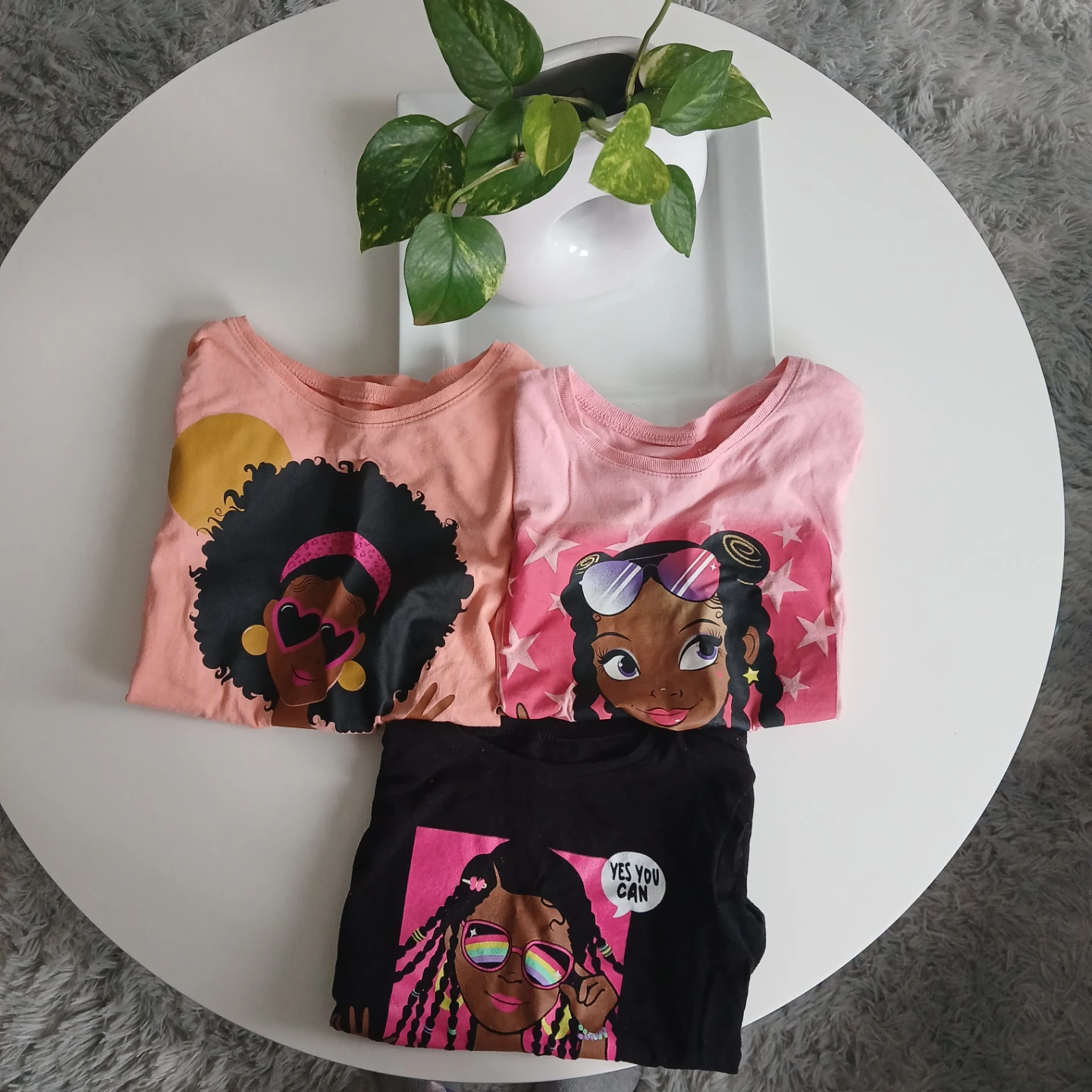 Girls Graphic T-Shirts (3 Pack)