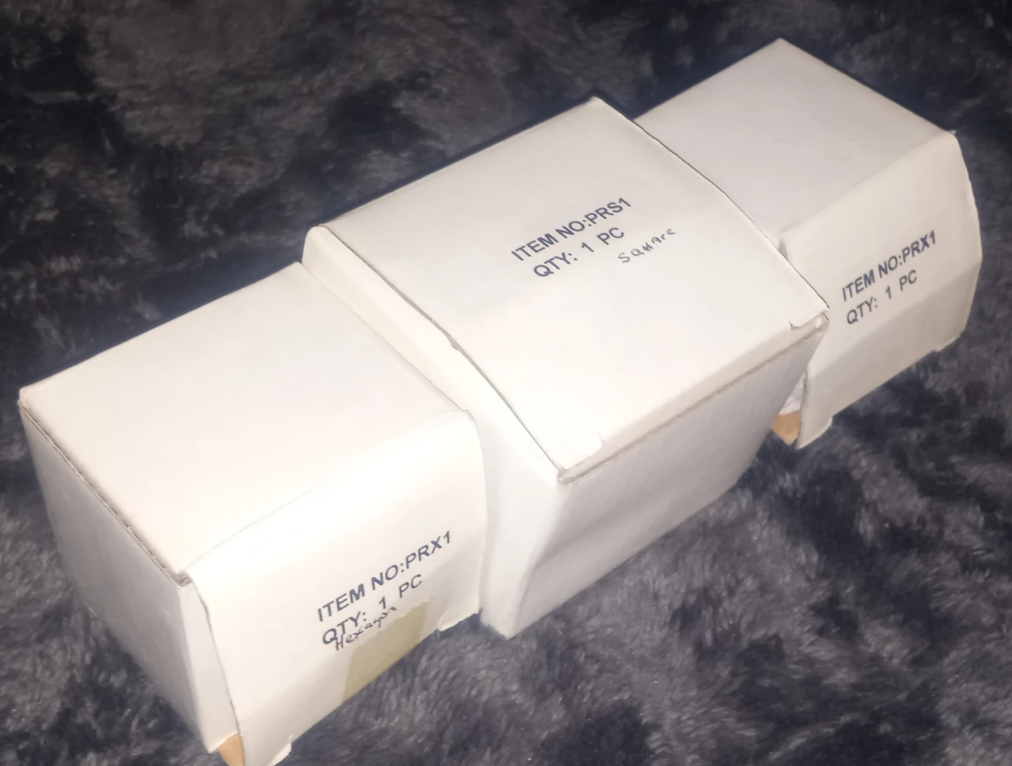 Set of 3 White Ceramic Trinket Boxes imported from Ireland - photo 2