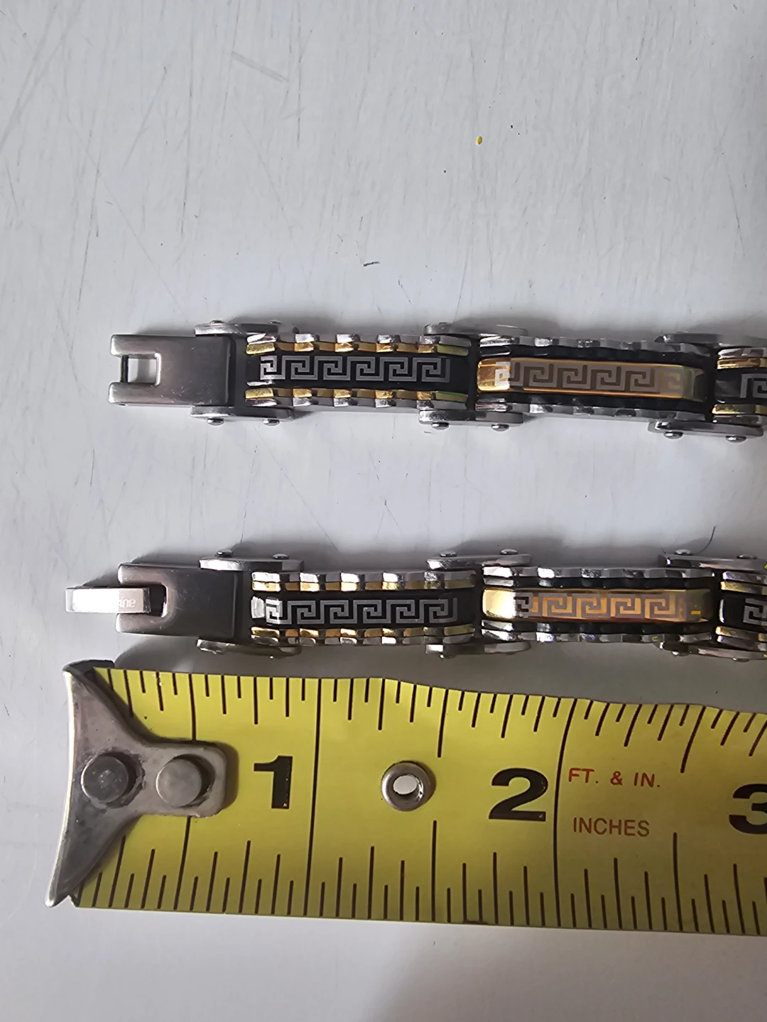 Men's/Women's Greek Key Chain Link Bracelets - photo 3