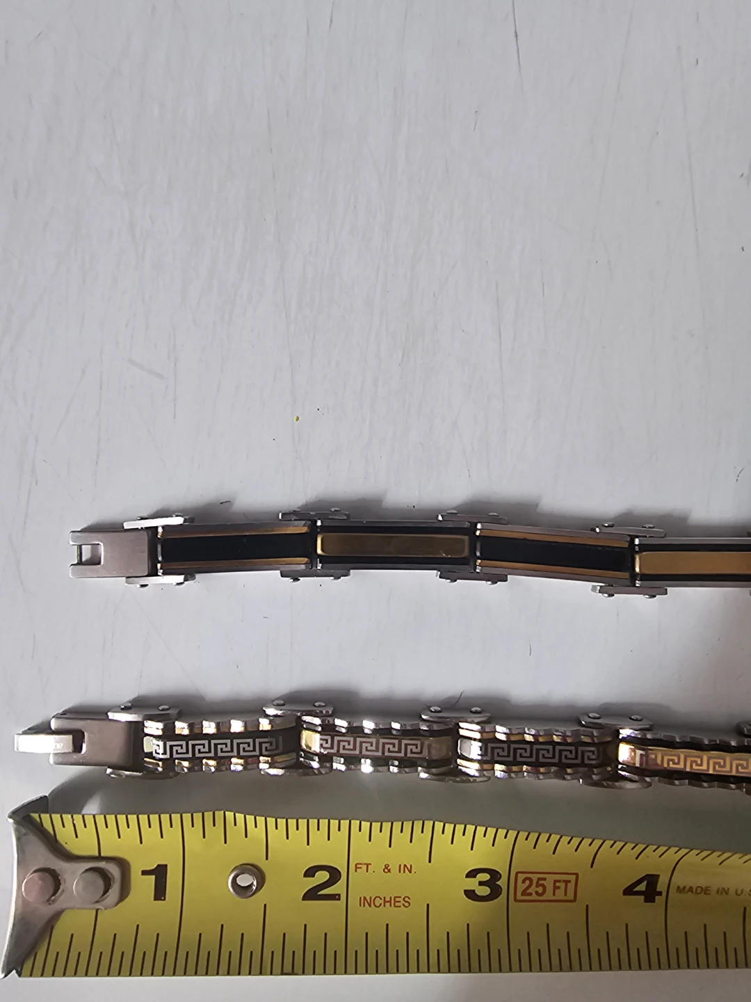 Men's/Women's Greek Key Chain Link Bracelets - photo 4