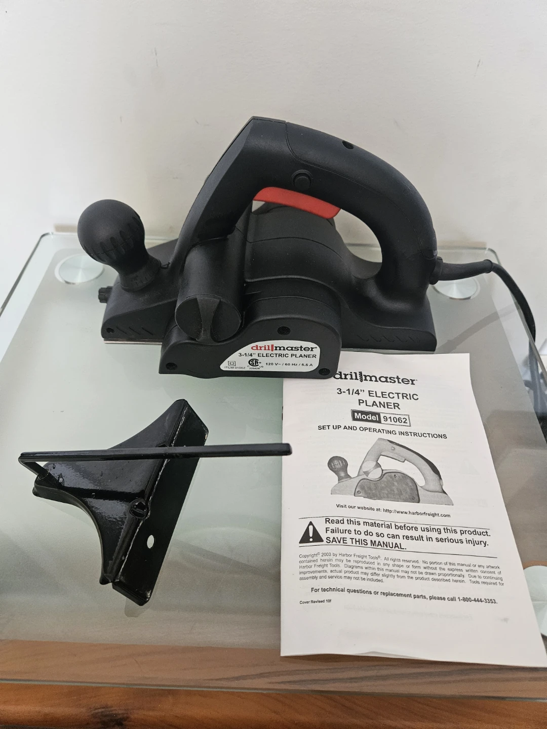 Drill Master 3-1/4" Electric Planer-NEW