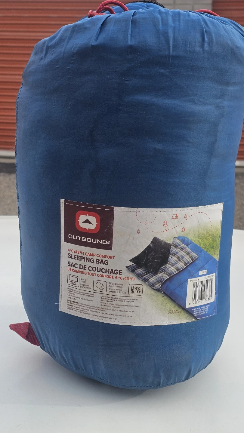 Outbound Camp Comfort Sleeping Bag - Blue