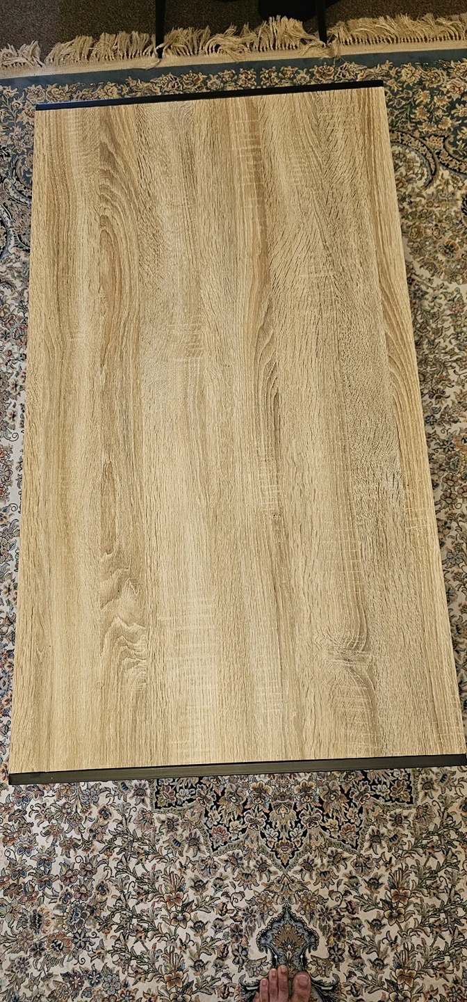 Modern Coffee Table with Wood Top