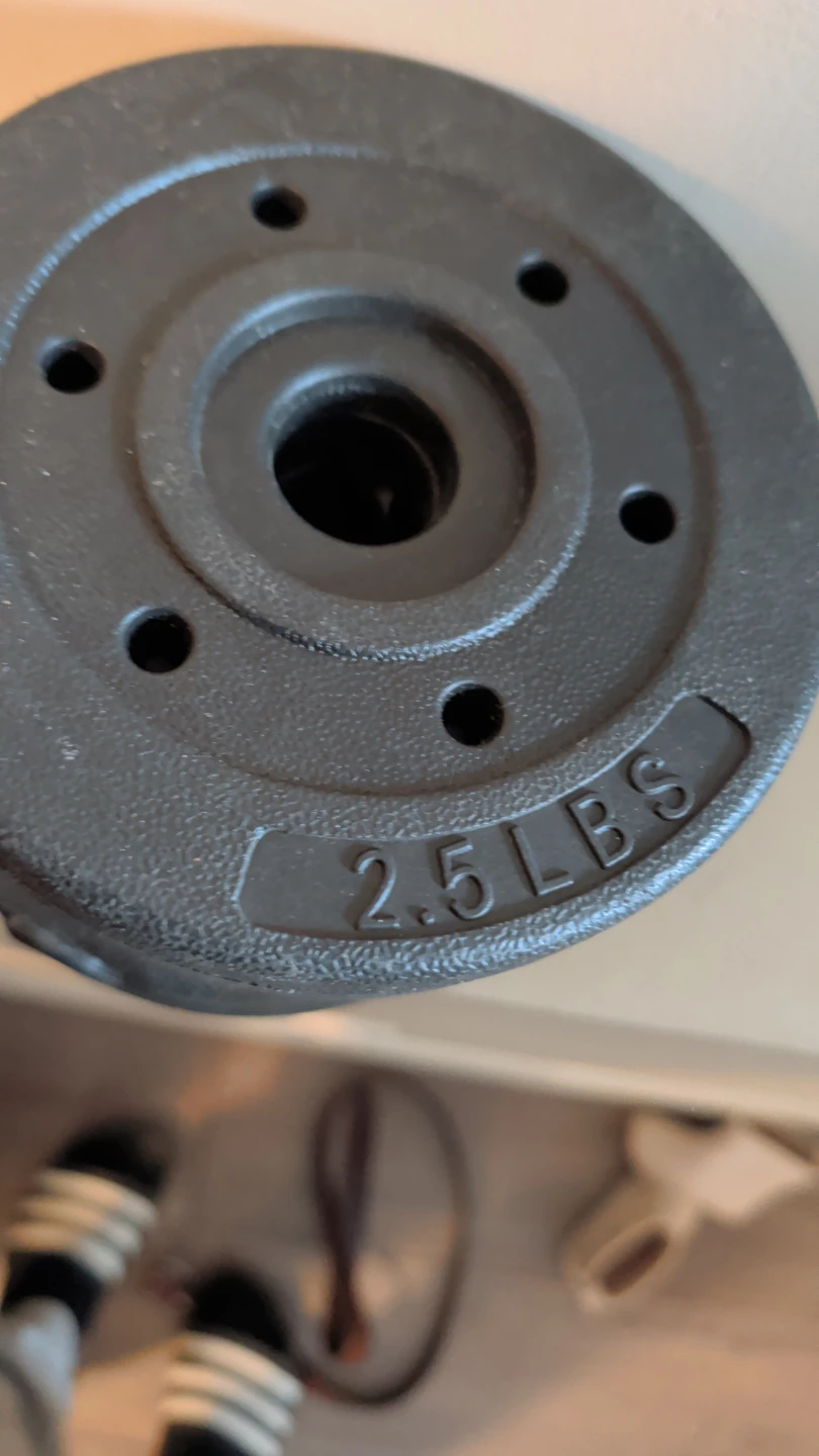 4 2.5 LBS Weight Plates - photo 2