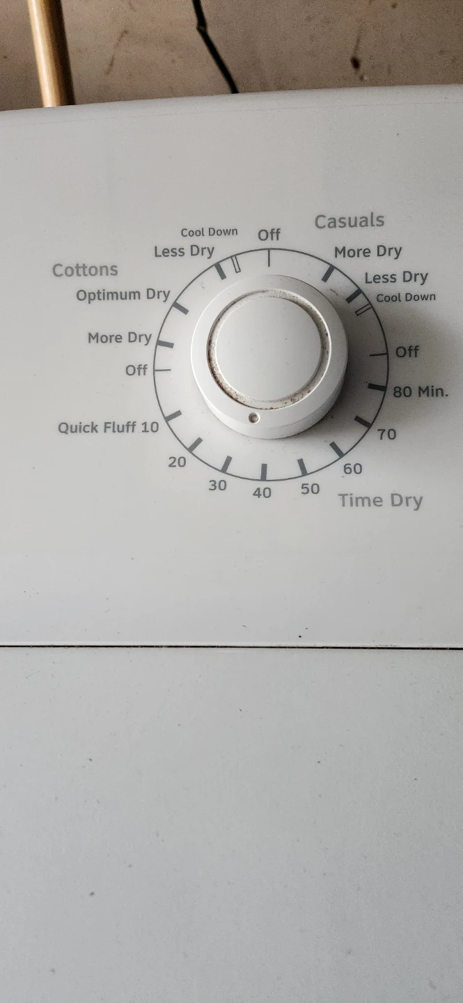 Moffat White Electric Dryer🥕