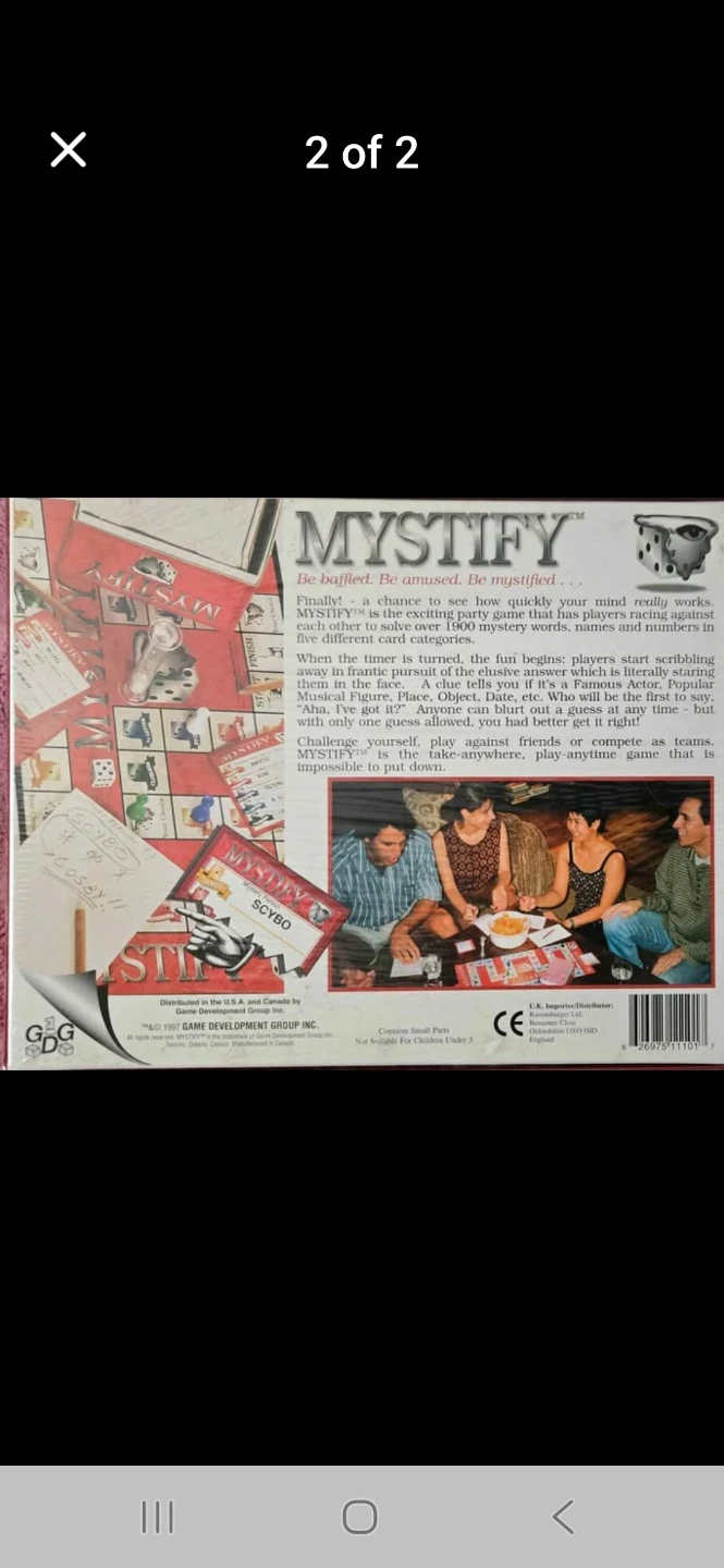 Mystify Board Game - photo 2