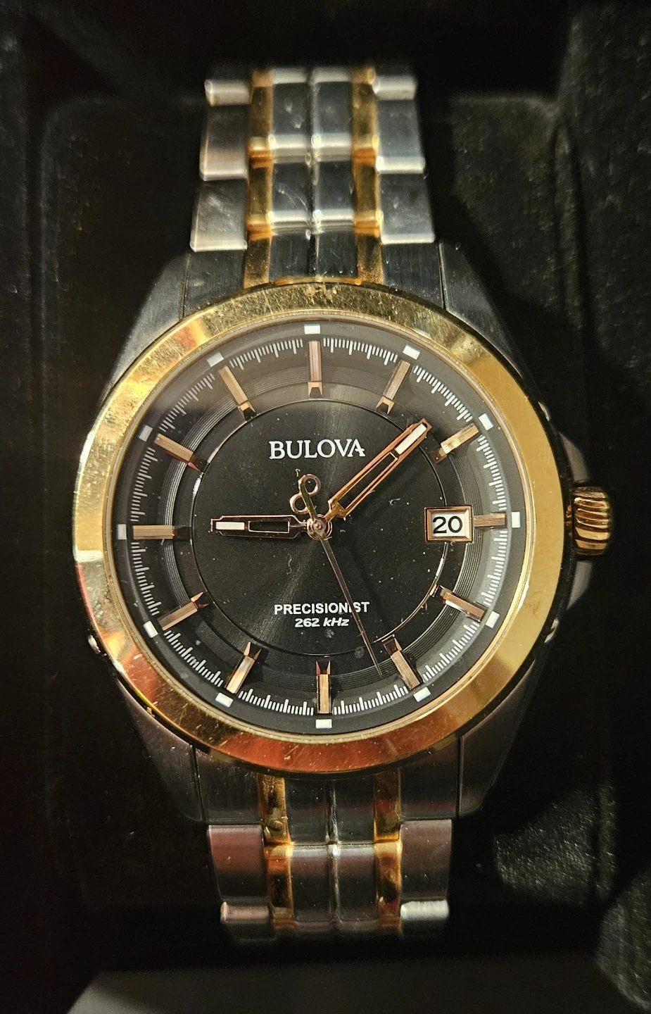 Bulova Precisionist 262 kHz Two-Tone Watch - photo 2