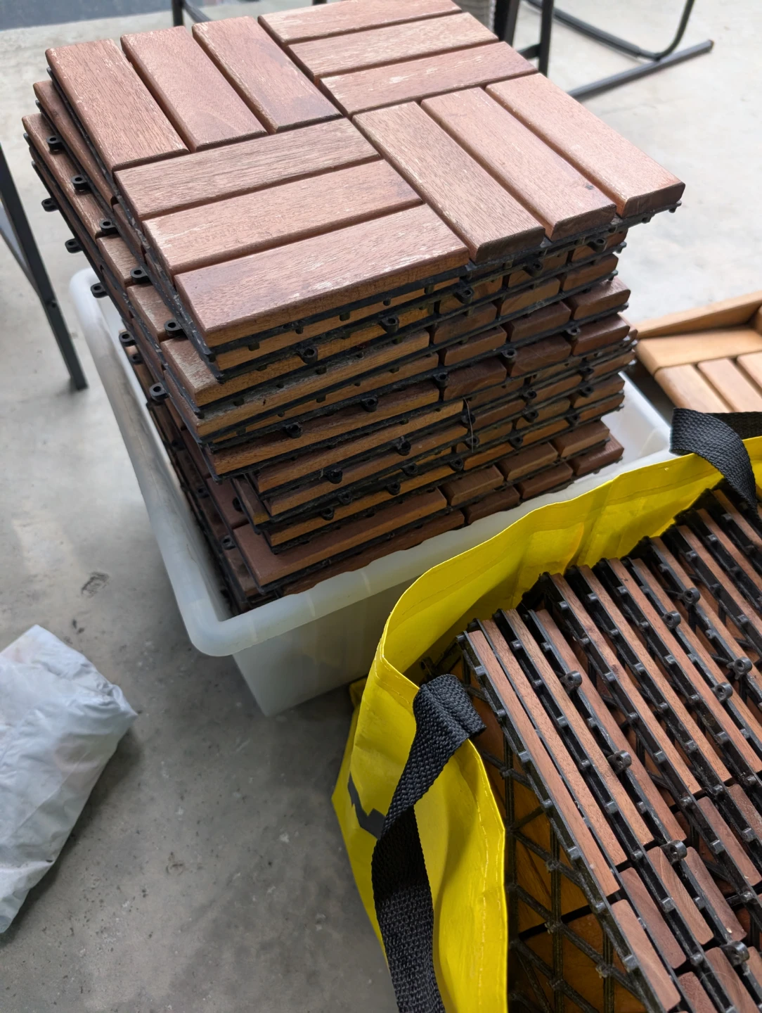 Ikea deck tiles