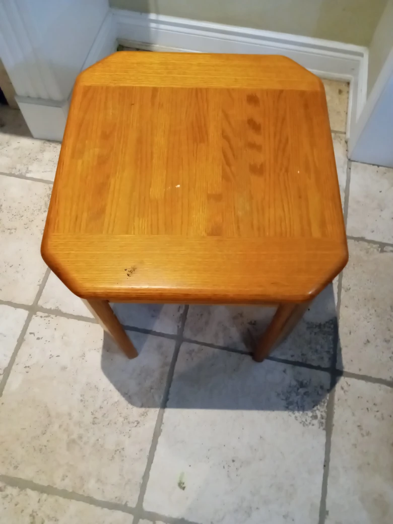 Wooden End Table