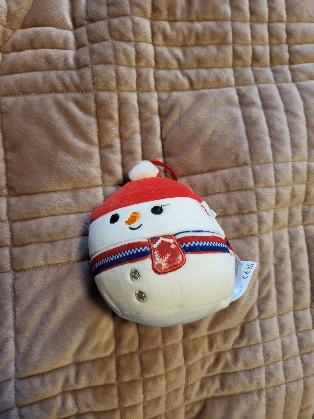Squishmallow Snowman Ornament