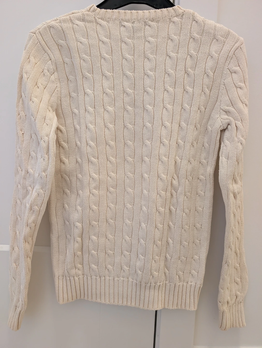 Ralph Lauren Cream Cable Knit Sweater - Size M - photo 2