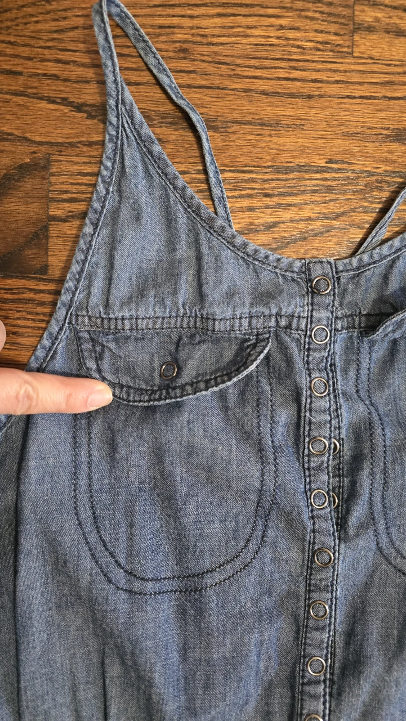 Creeks Blue Denim Dress - Size 12Y - photo 3