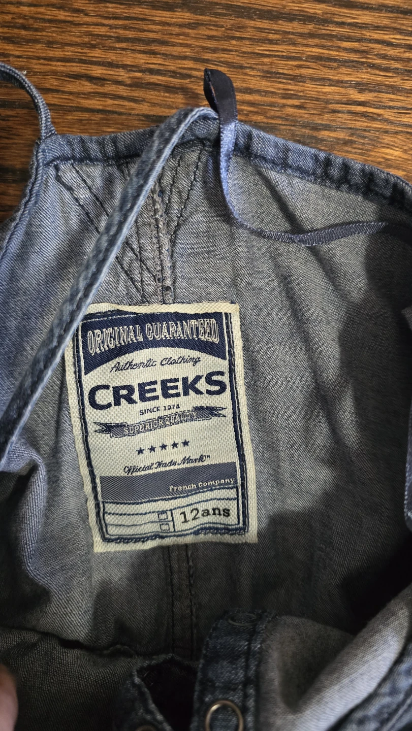 Creeks Blue Denim Dress - Size 12Y - photo 5