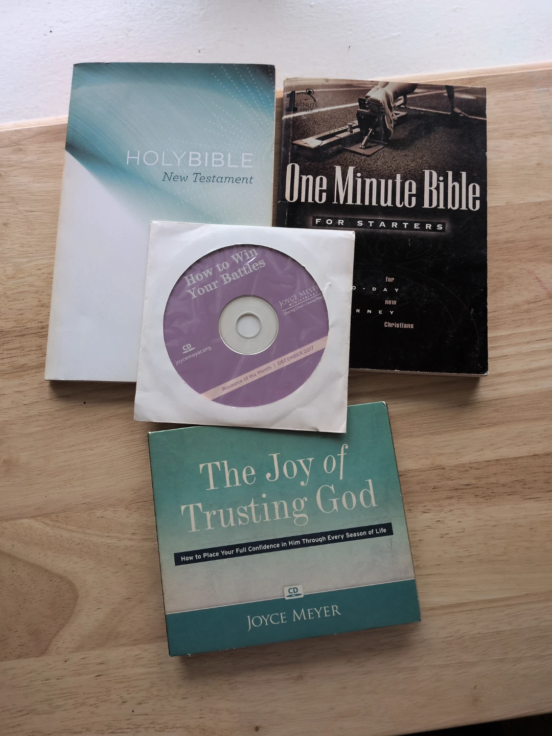 Joyce Meyer "The Joy of Trusting God" CD Set & Books