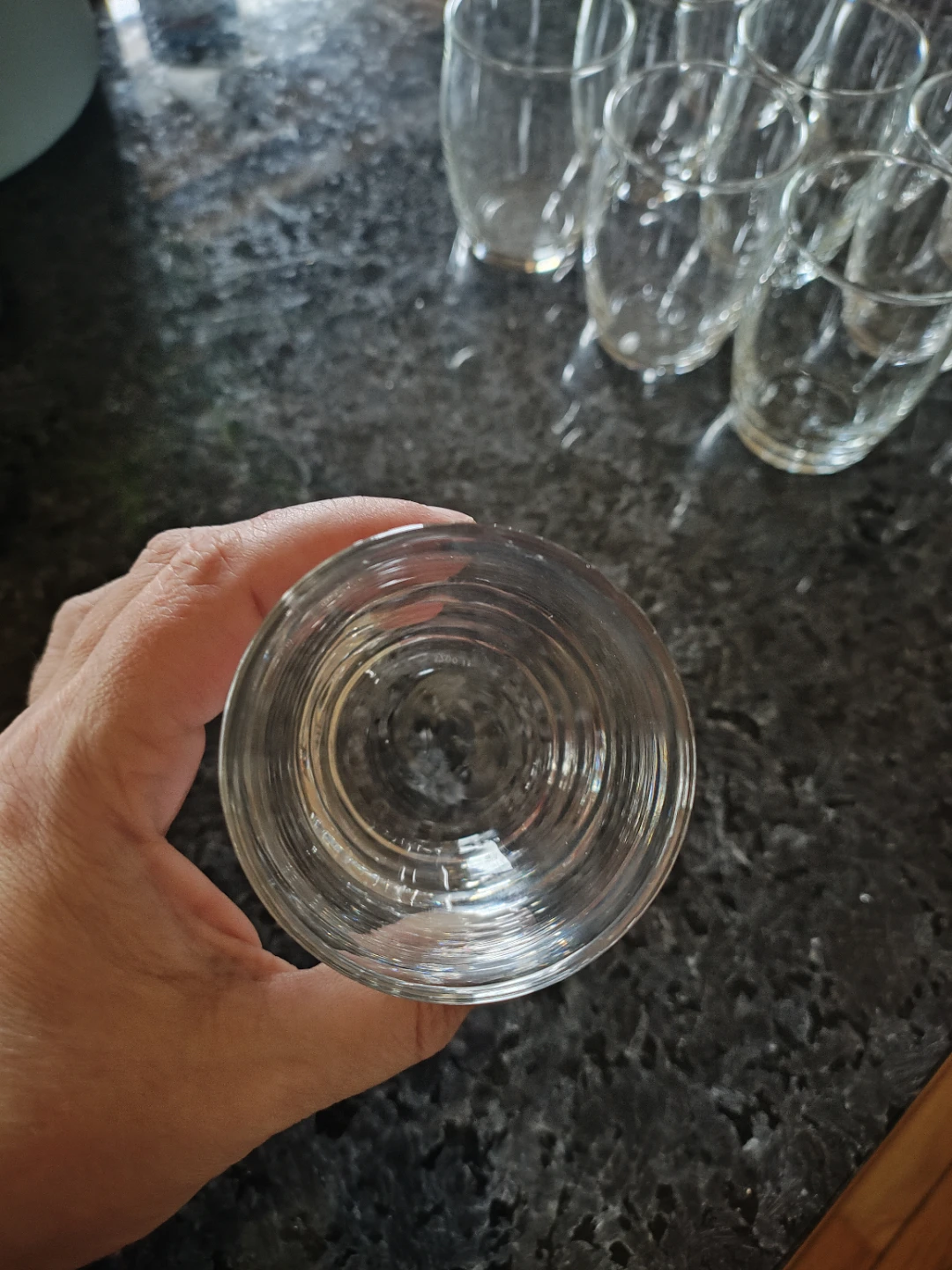 Set of 12 Clear Glass Tumblers - photo 2