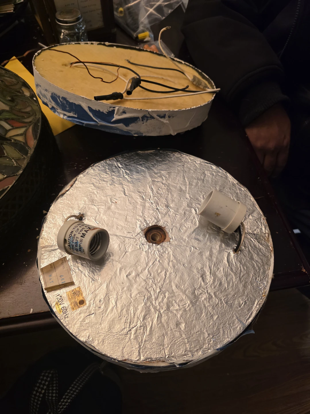 Tiffany Style Stained Glass Lamp Shade 2x - photo 3