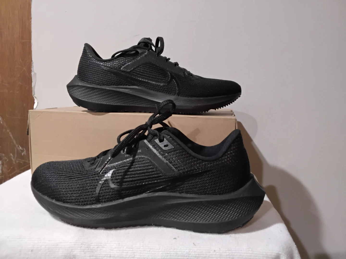 Nike Air Zoom Pegasus Men's Running Shoes Black Size 11 - photo 2