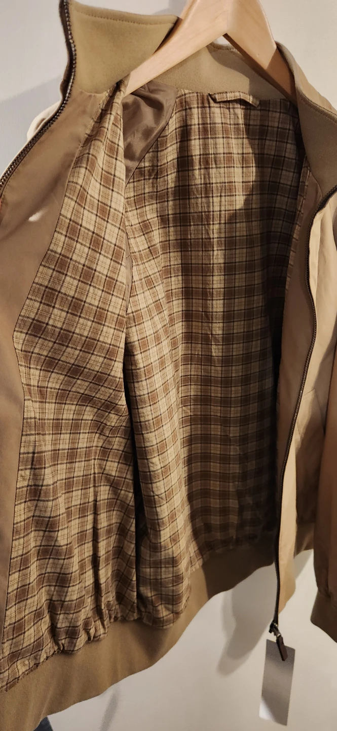 UNIQLO Harrington Jacket Beige Size M - photo 3