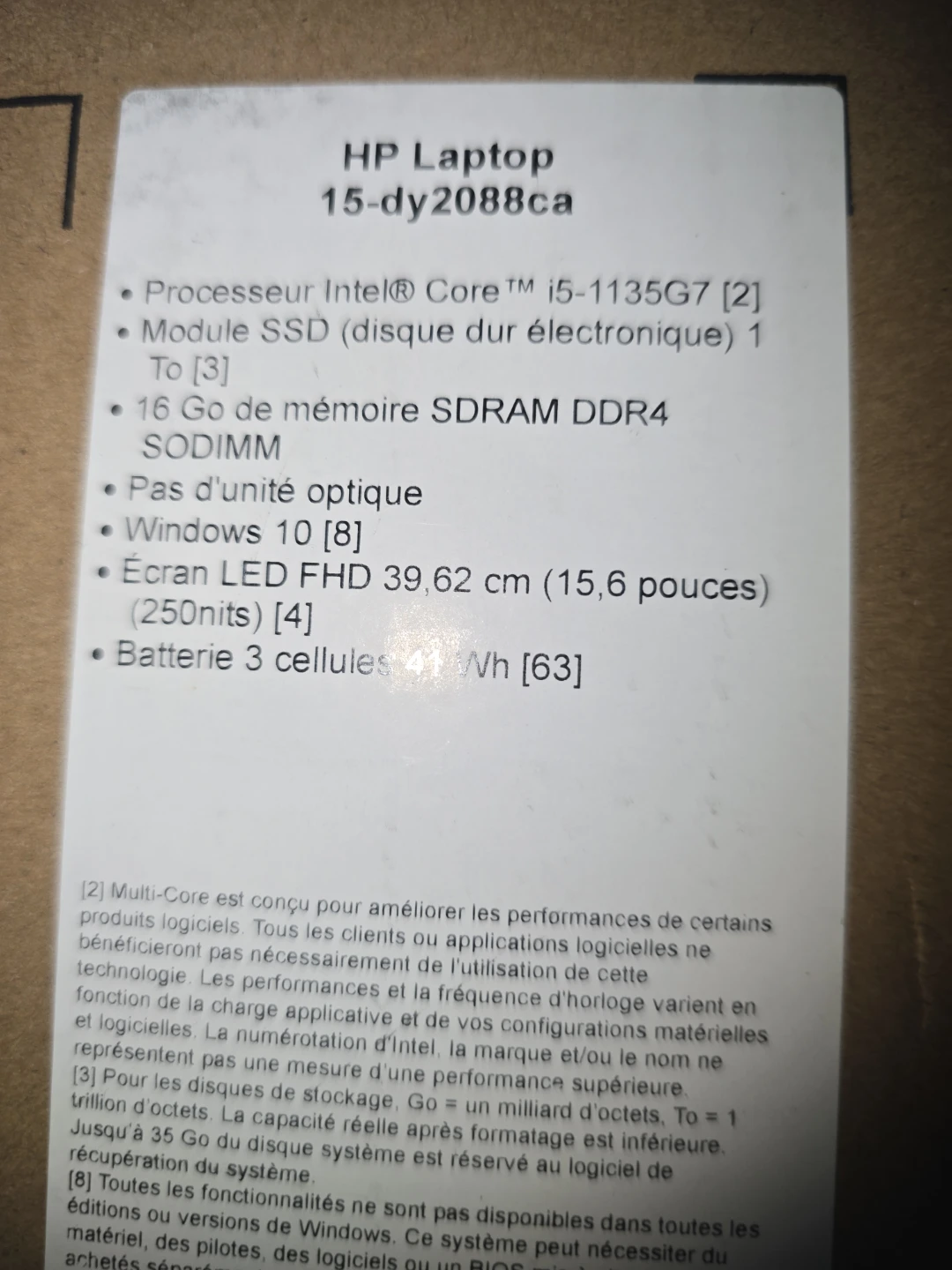 HP Laptop Intel core- i5-1135G7 - photo 3