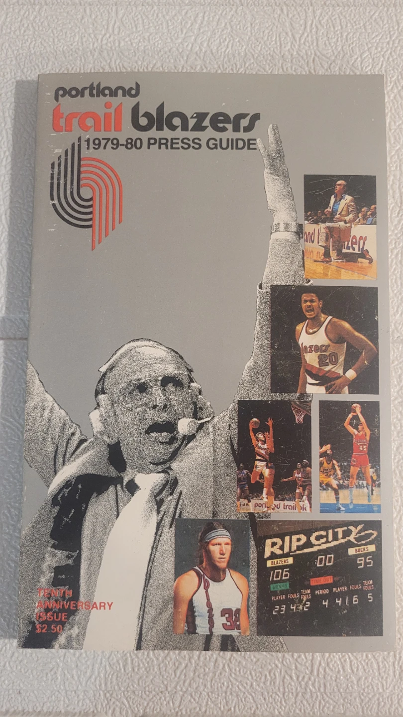 Portland Trail Blazers NBA 1979-80 Press Guide