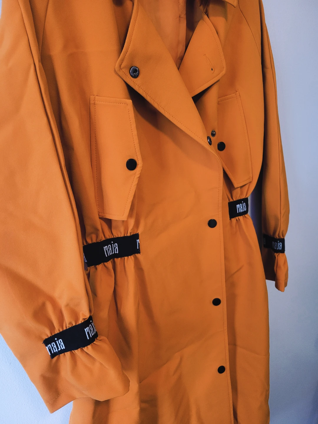 ZARA Orange Trench Coat - photo 2