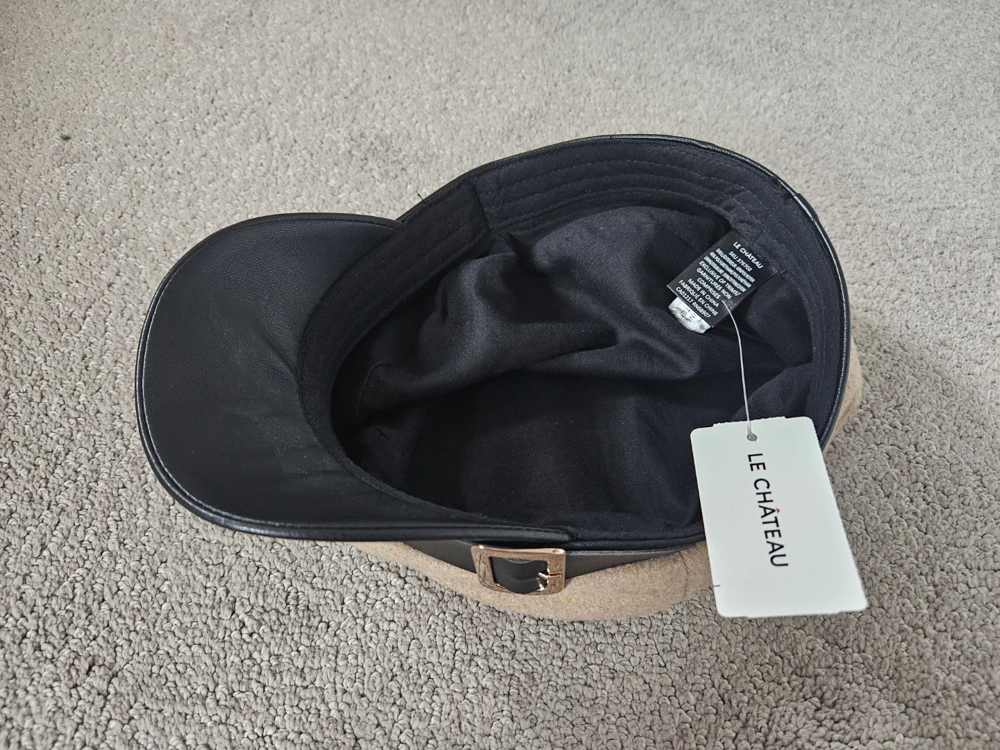 Le Chateau Tan Newsboy Beret Hat - photo 2