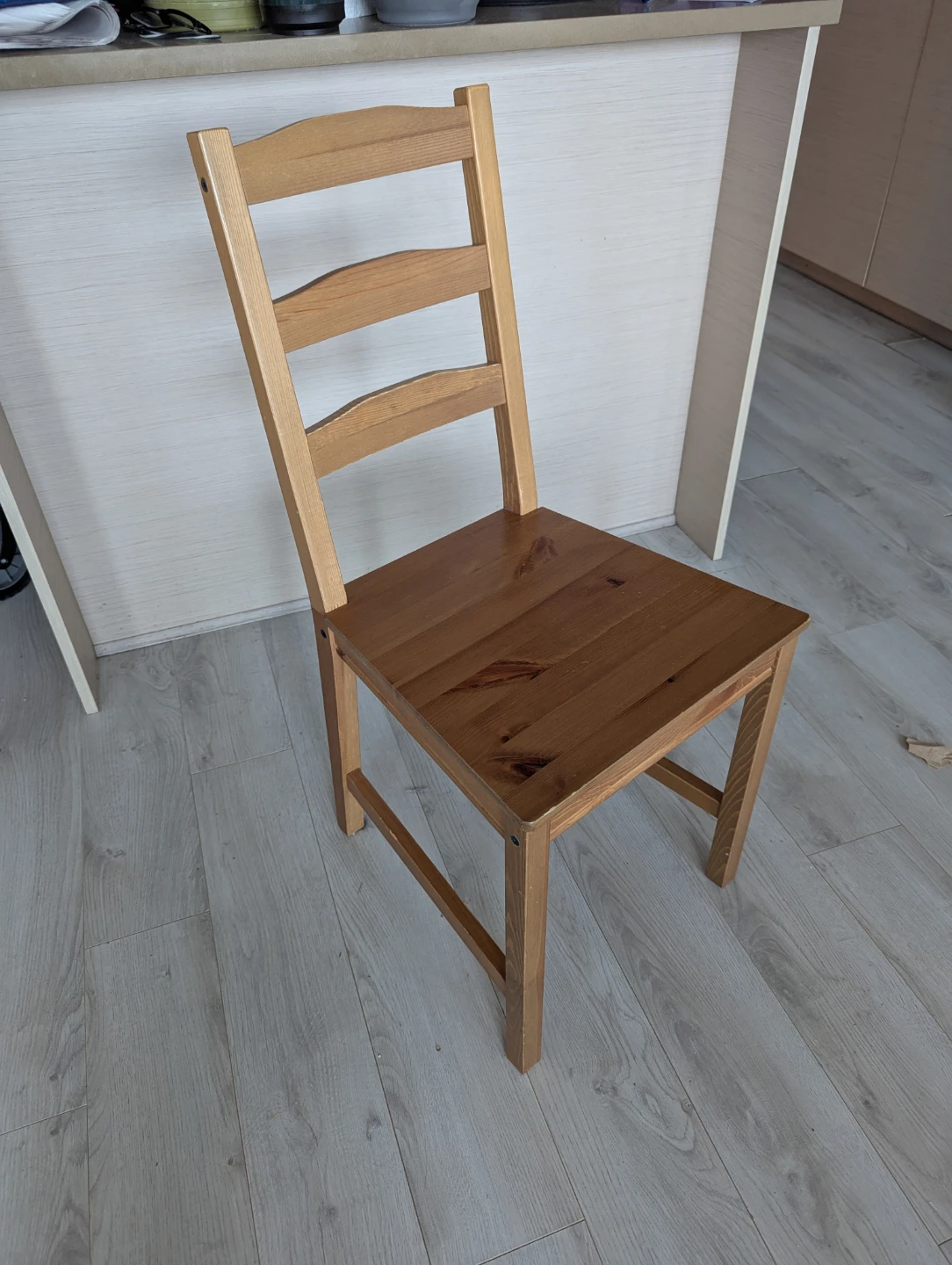 Wooden Dining Table and 4 Chair Set - photo 2
