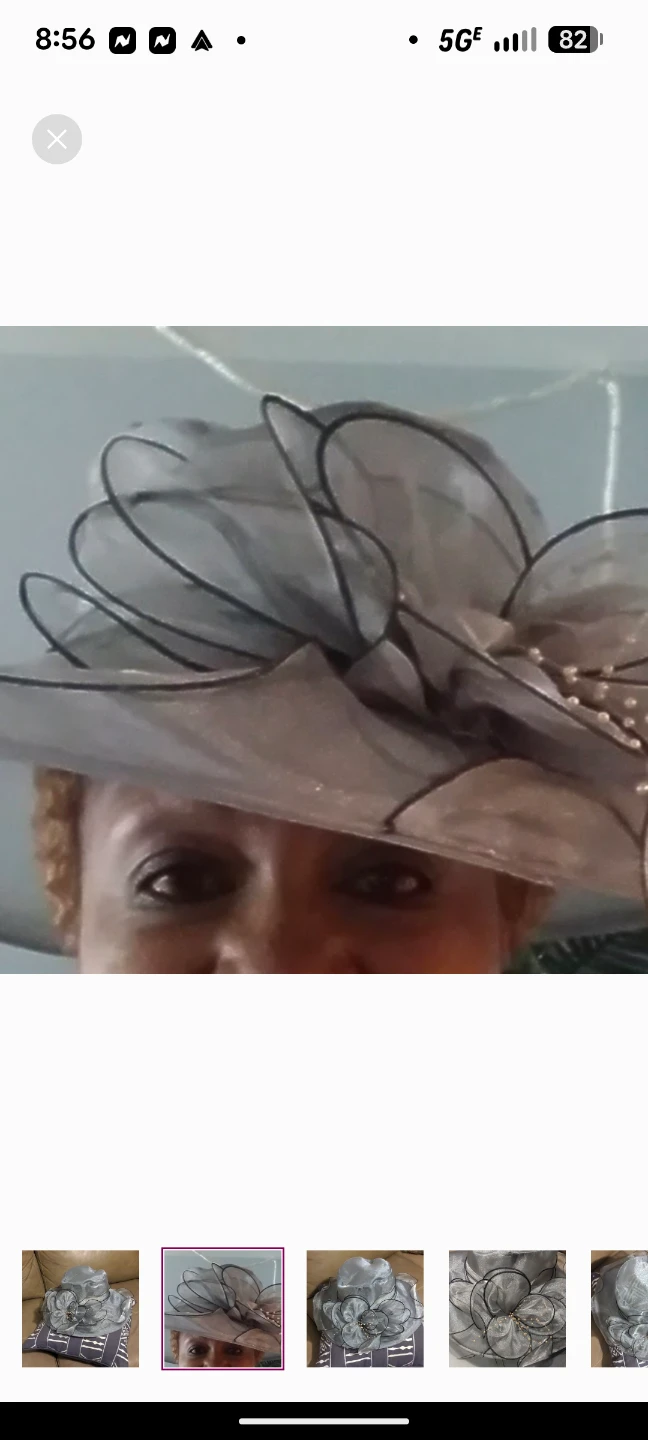 CHURCH HAT - YAYILU MESH SILVER HAT - photo 2