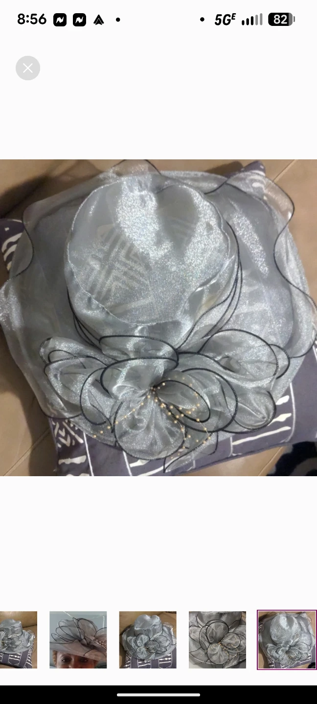 CHURCH HAT - YAYILU MESH SILVER HAT - photo 5