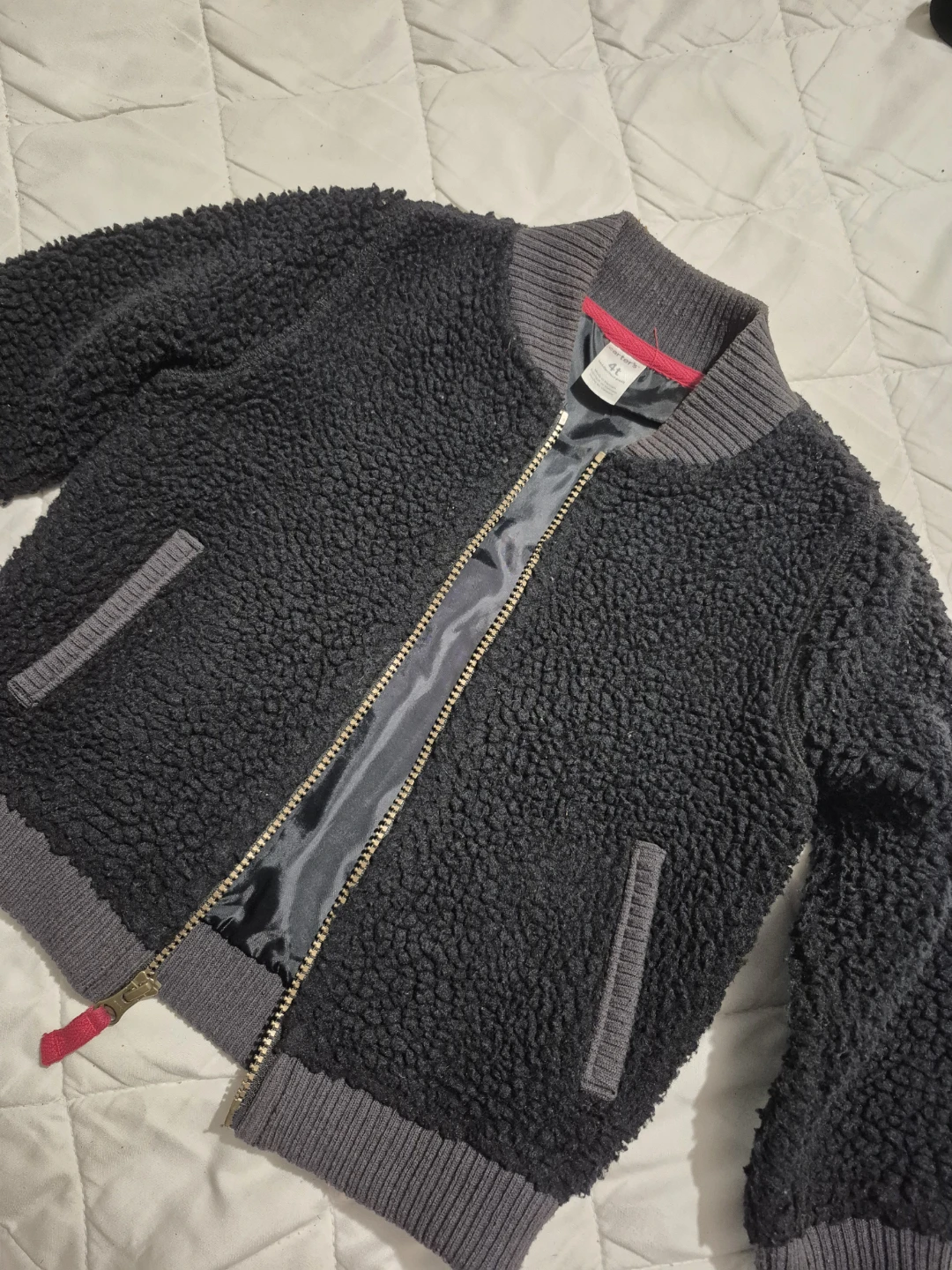 Carter's Fleece Bomber Jacket - Size 4T