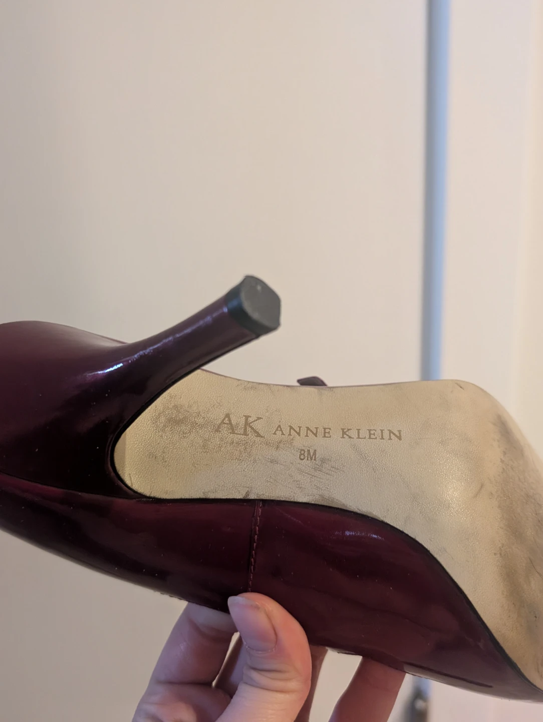 Anne Klein Women's AK Willa Heels - Burgundy Size 8M - photo 3
