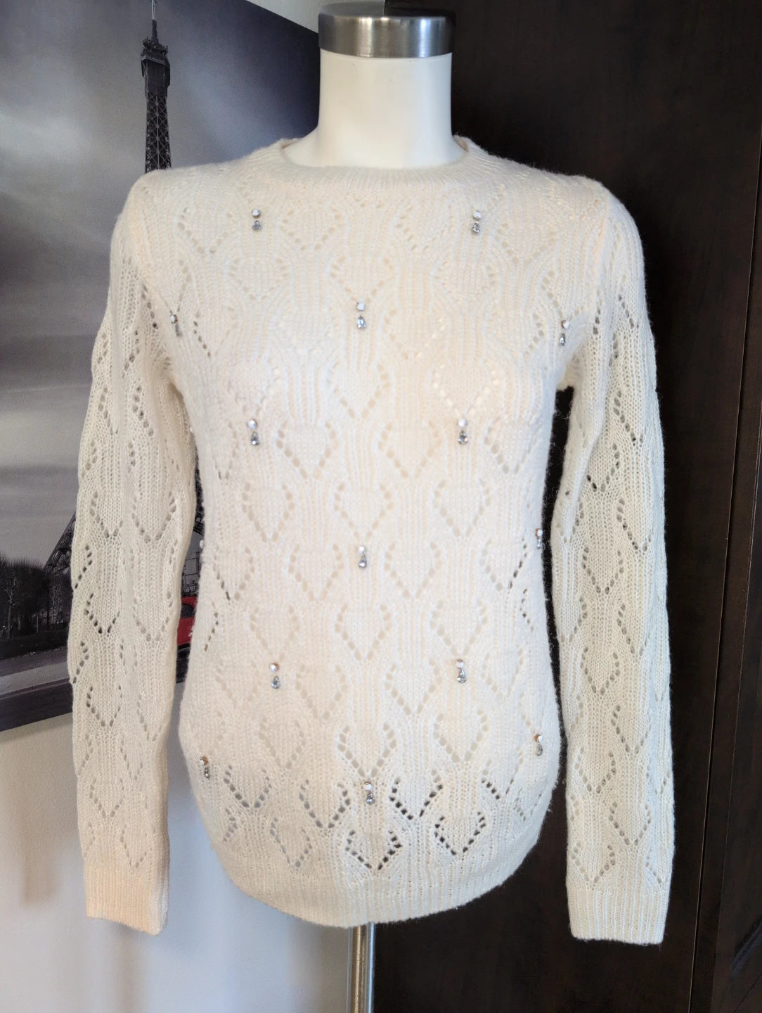 JESSICA Cream Sweater XS/TP