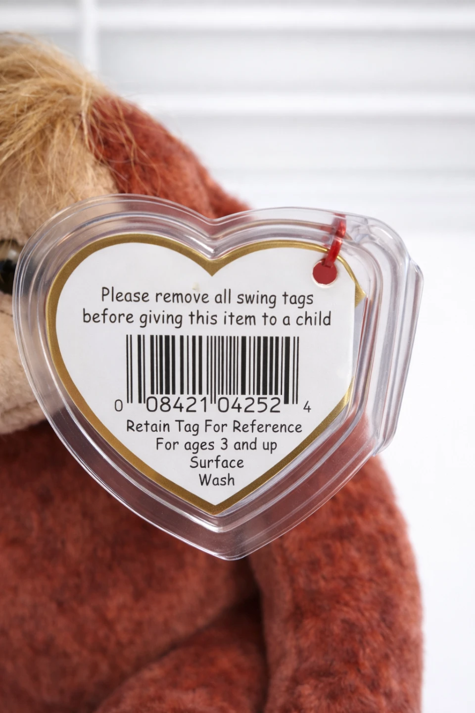 Vintage TY Beanie Baby Schweetheart Orangutan Plush 1999 w/ Tags - photo 2