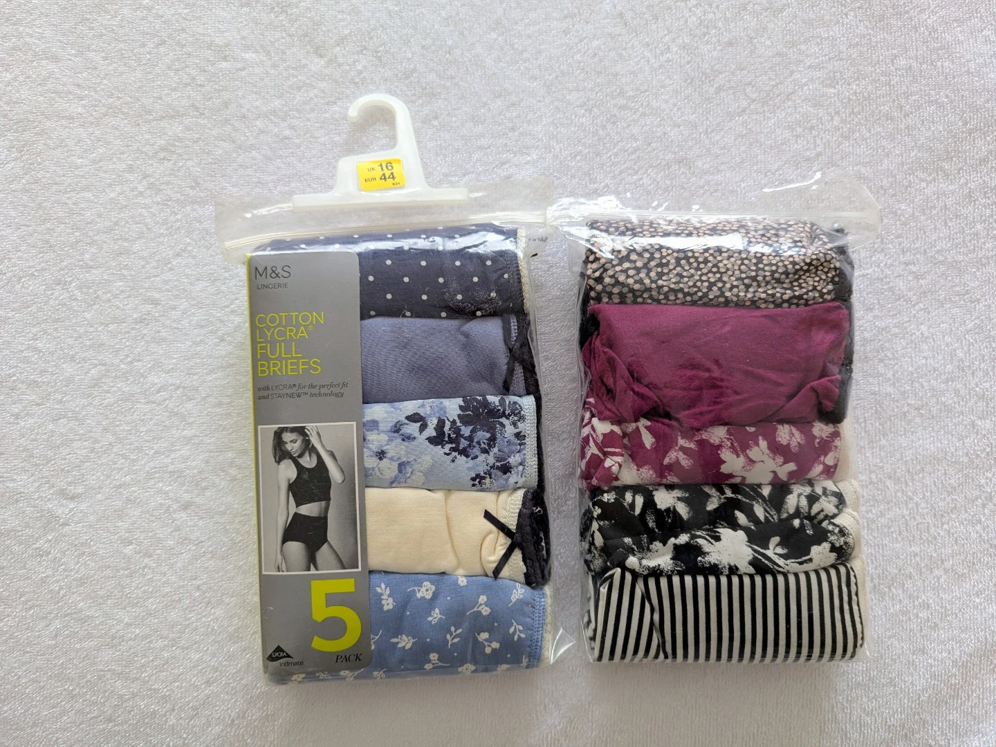 New Women Cotton 5-Pack Underwear - UK Size 16 / US XL