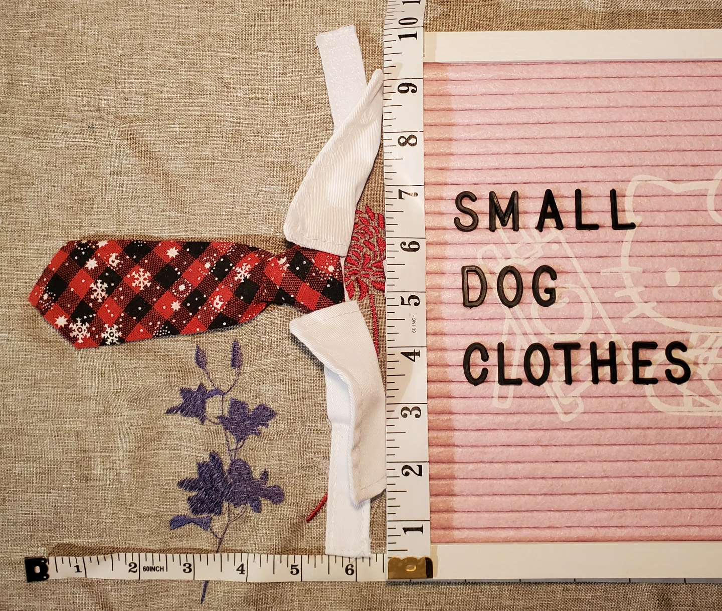 Small Dog Holiday Tie - S - photo 2