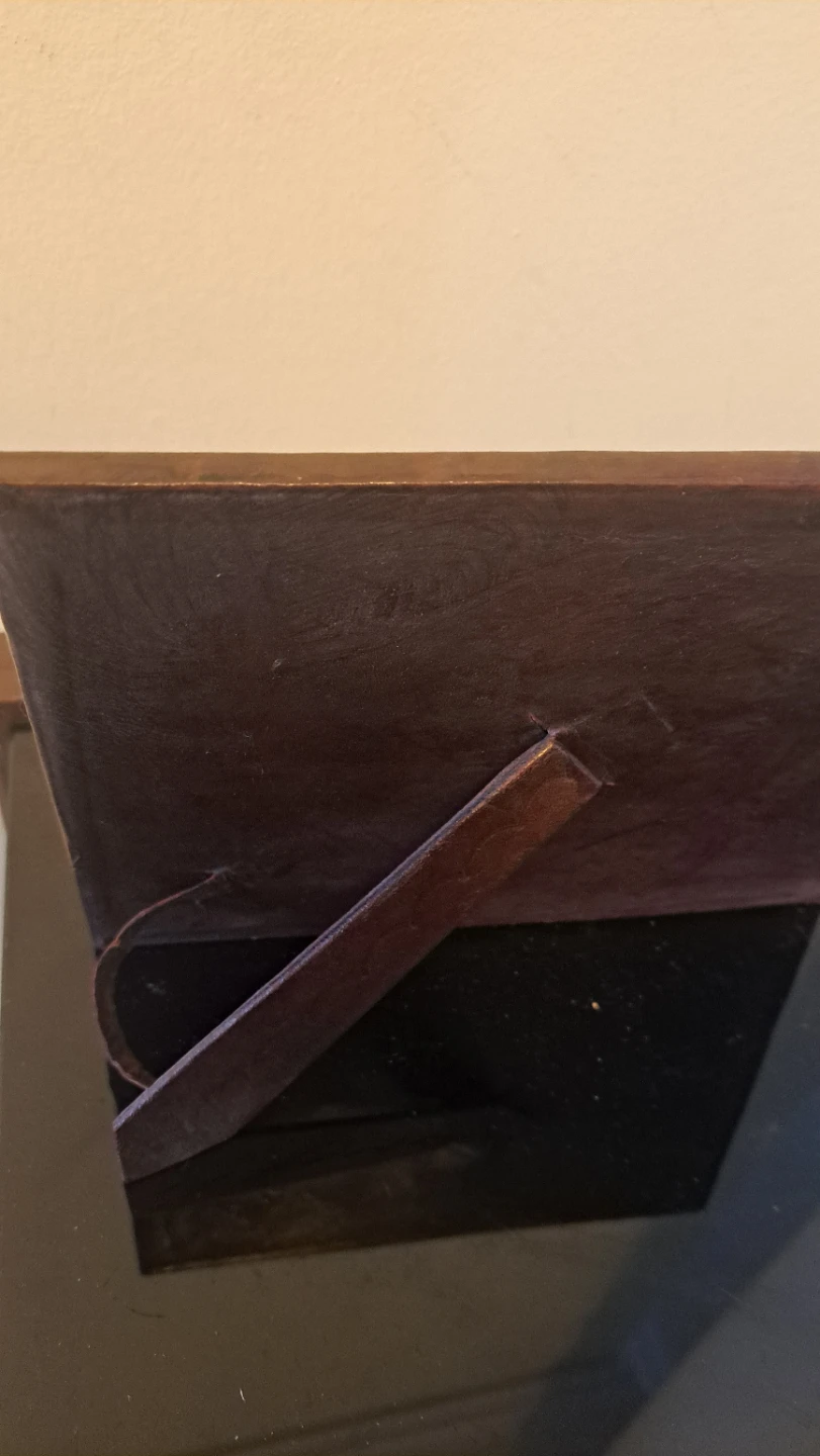 Vintage Embossed Leather Photo Frame - photo 3