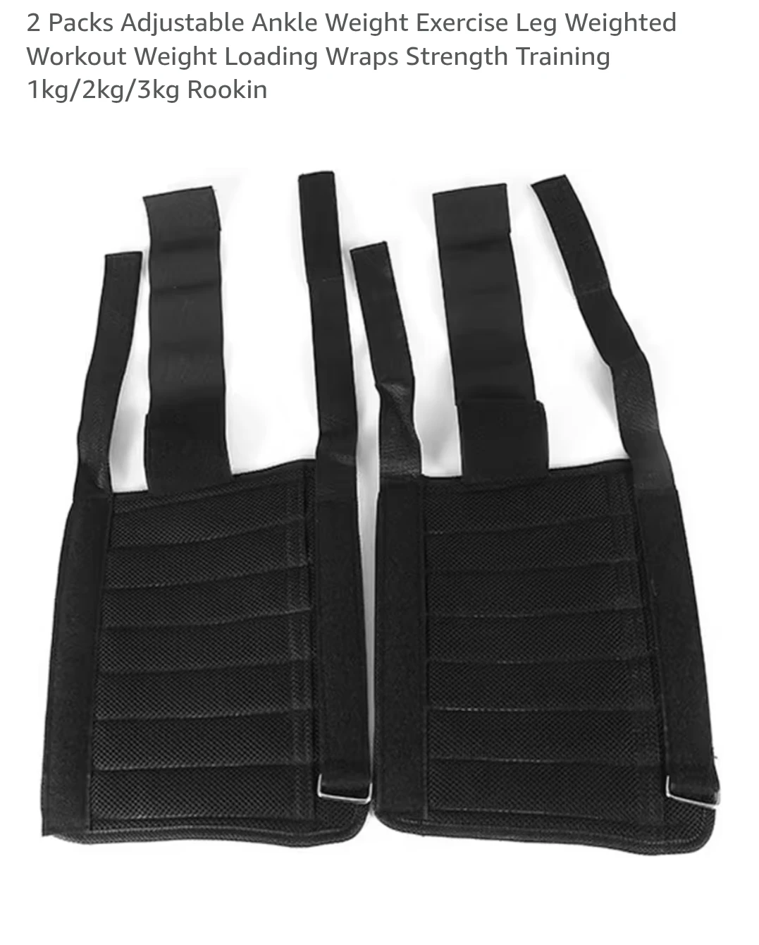 2-Pack Adjustable Ankle Weights