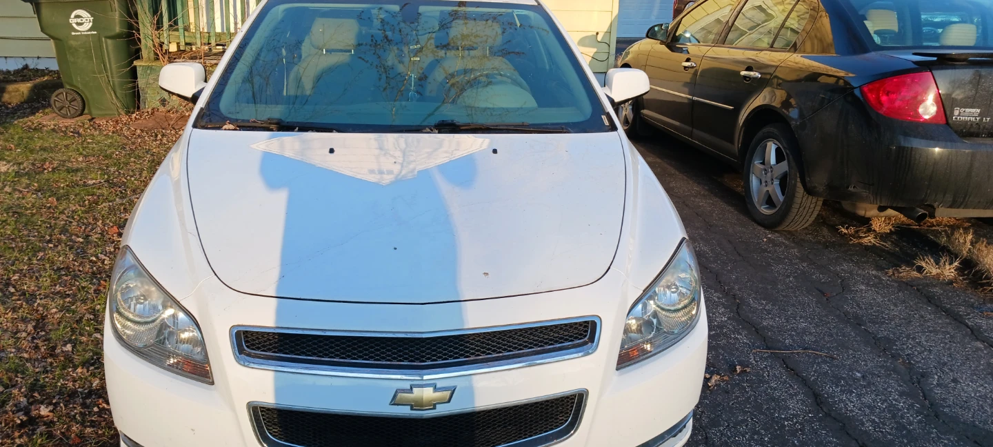 White Chevrolet Malibu Sedan