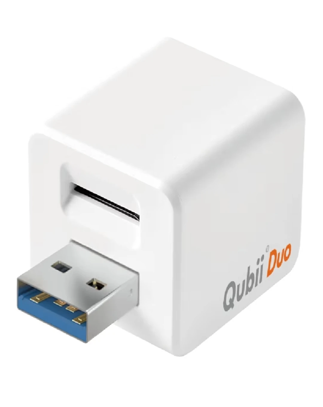 Maktar Qubii Duo USB-A iPhone Auto Backup Flash Drive Charger - photo 5
