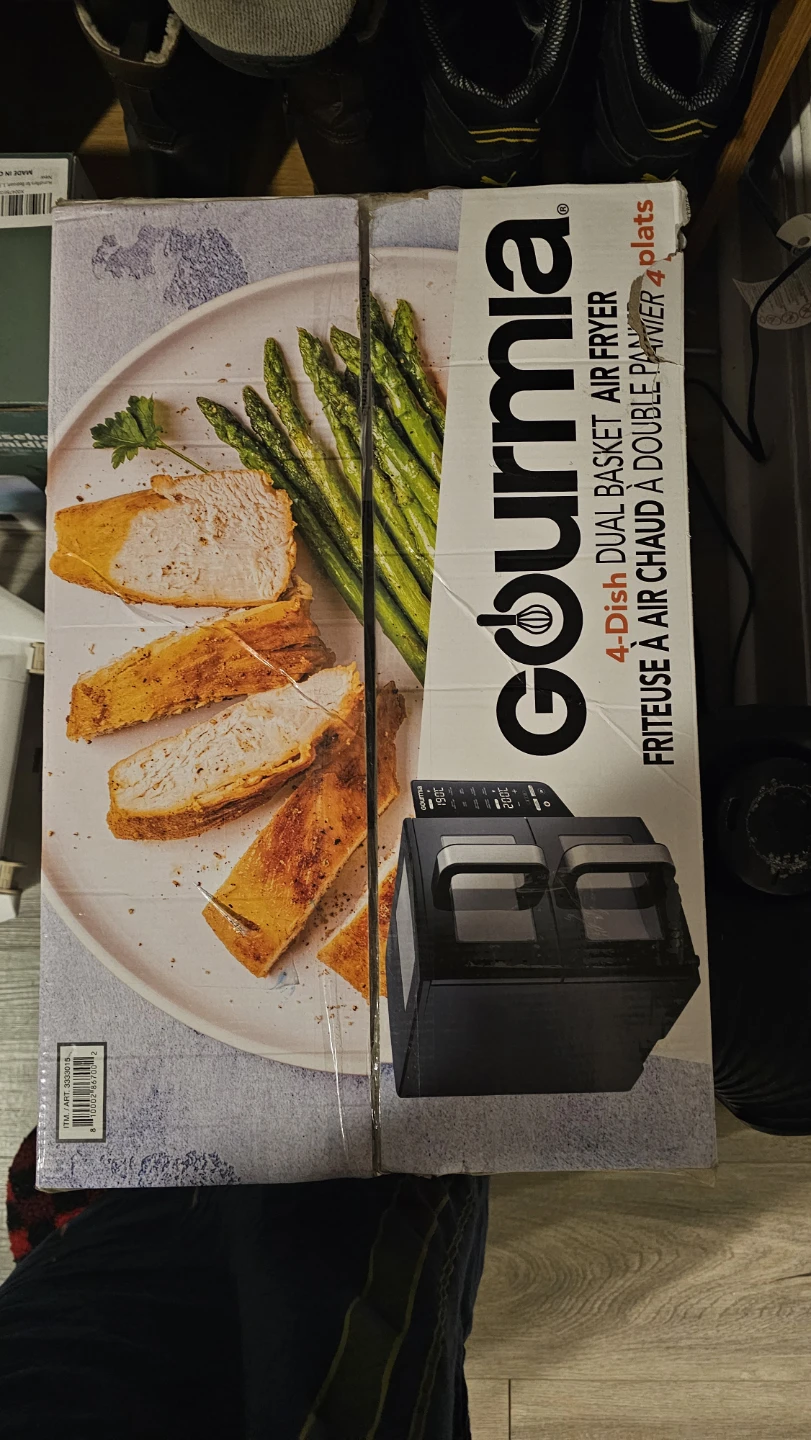 Gourmia 4-Dish Dual Basket Air Fryer - photo 4