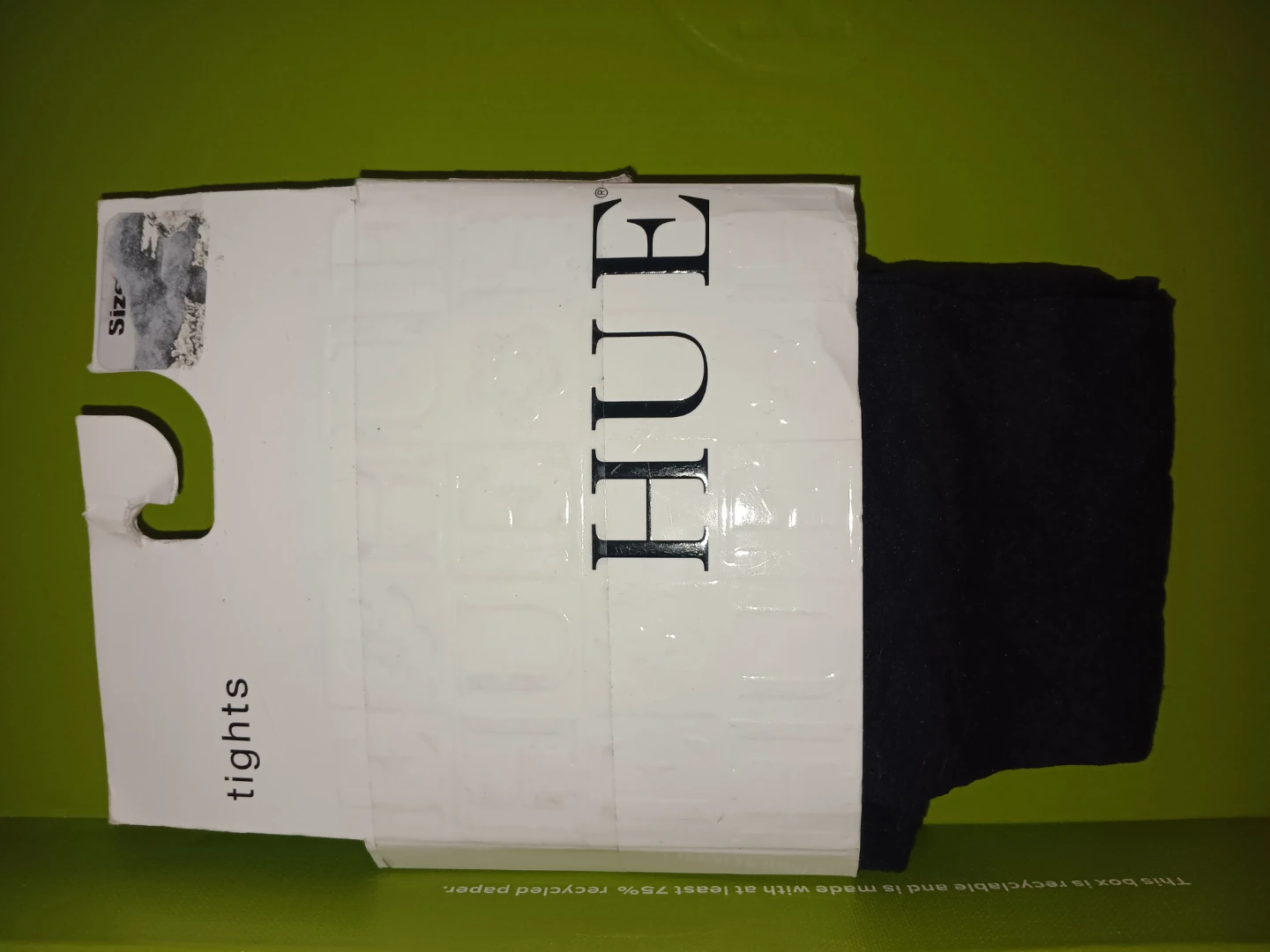 HUE Tights - Black, Size S-M,
