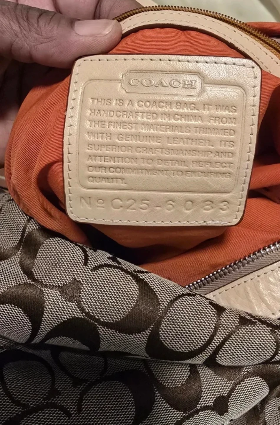 Coach Monogram Shoulder Bag - photo 3
