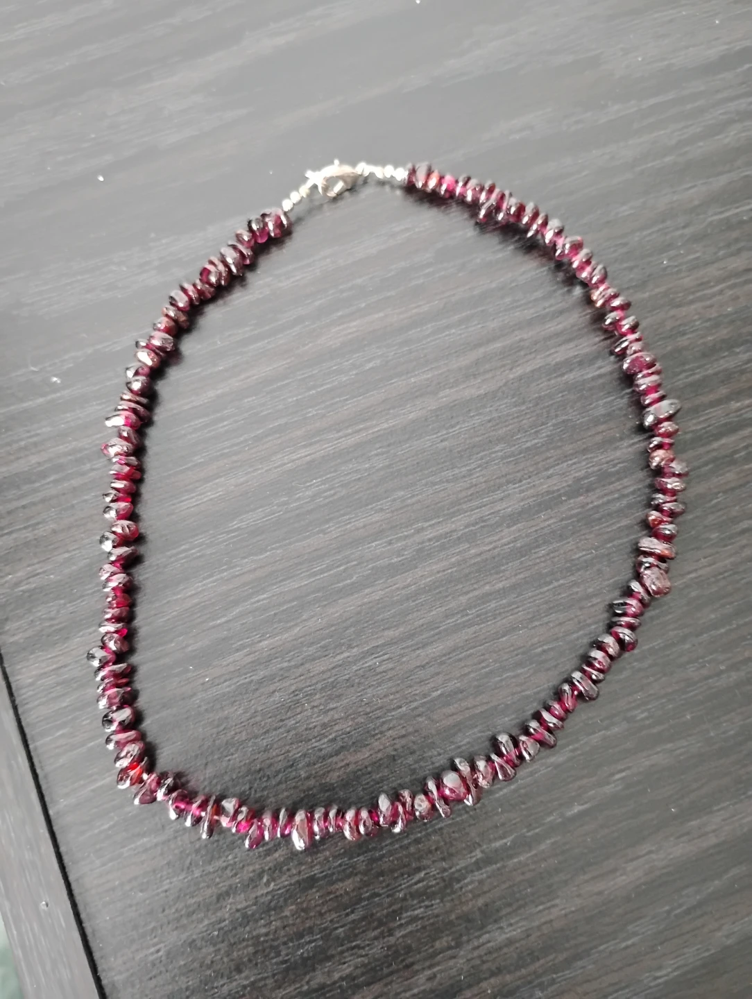 Garnet Bead Necklace