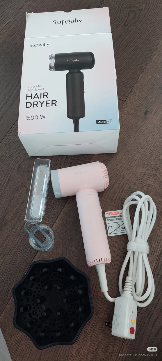 Supgaliy Super Mini Hair Dryer - Pink - photo 2