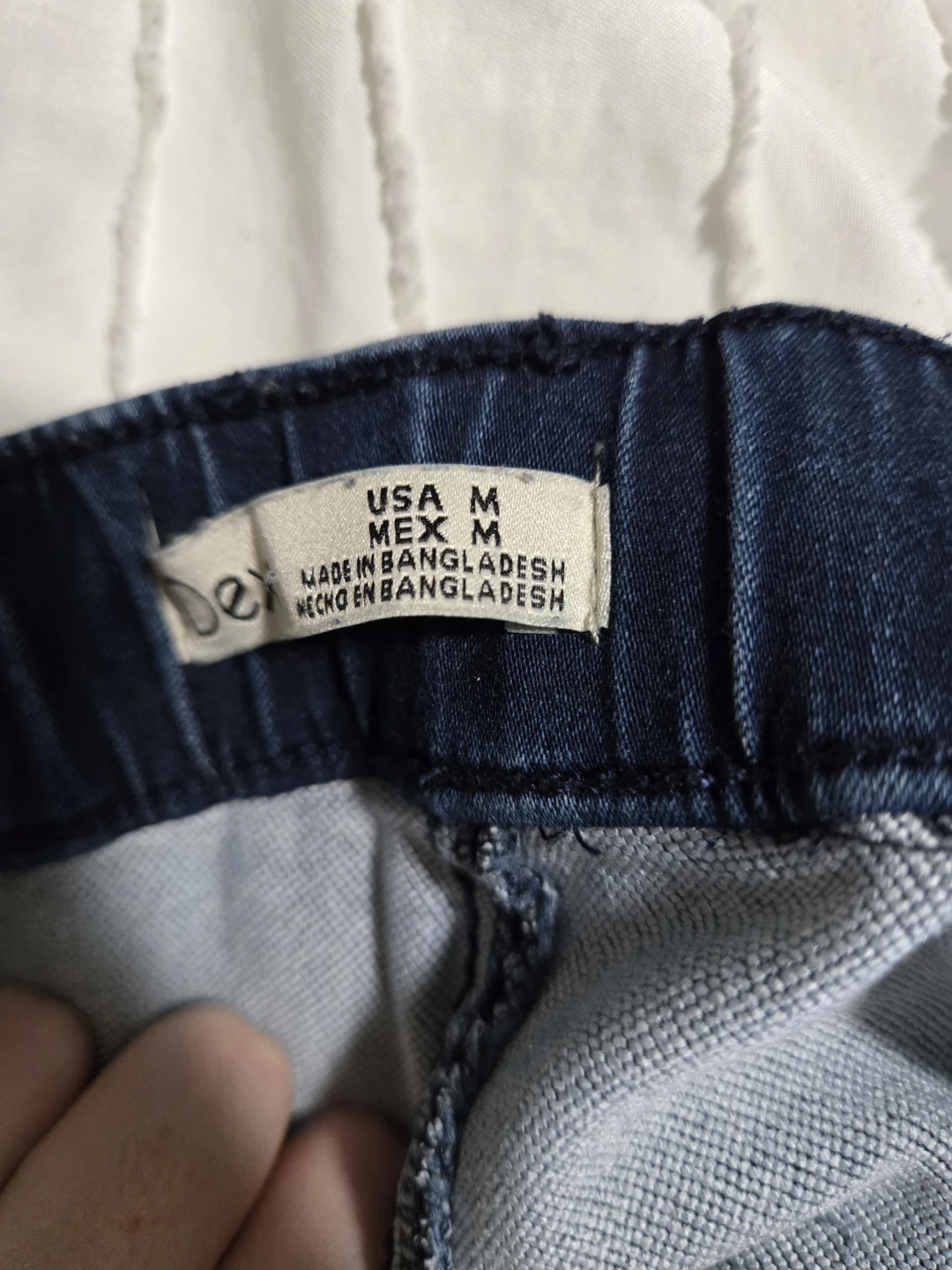Denim Jogger Pants - Size Medium - photo 3